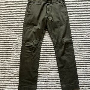 J. Crew Flex Driggs Olive flex pants 31x30